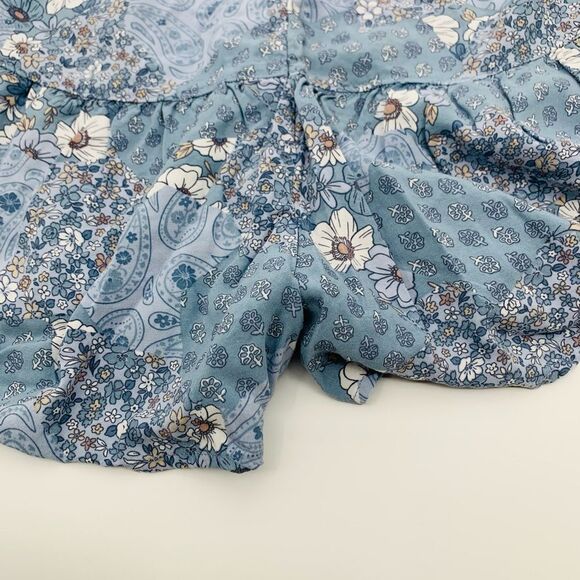 Abercrombie Kids | Floral Blue Sleeveless romper - Picture 3 of 7